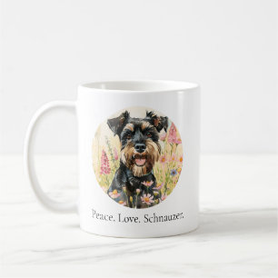 Tasse à café – Tasse Schnauzer Peace Love