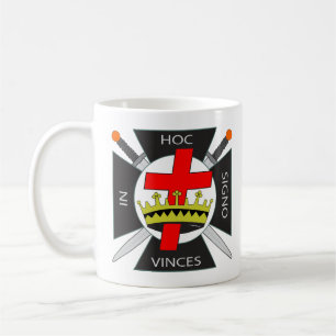 Tasse à café Templier Knights, EN HOC SIGNO VINCES