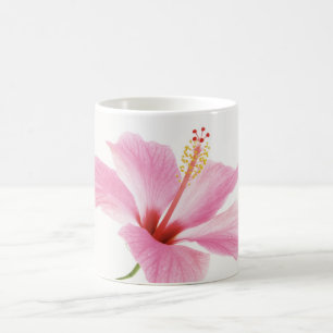 Tasse à café/thé à l'hibiscus rose