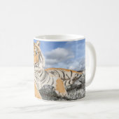 Tasse à café Tigre Couché (Devant droit)