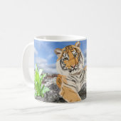 Tasse à café Tigre Couché (Devant gauche)