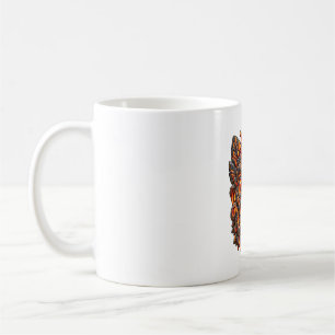 Tasse à café Tiki sculpté aux braises