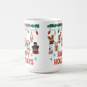 tasse à café toit de noël 15oz (Centre)