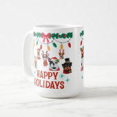 tasse à café toit de noël 15oz (Devant gauche)