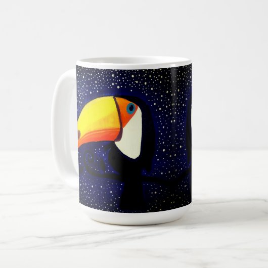 Tasse à café toucan (Devant gauche)