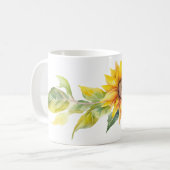 Tasse à café - Tournesol - Chaud et style (Devant gauche)