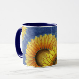 Tasse à café tournesol Fleur Cadeau d'anniversaire