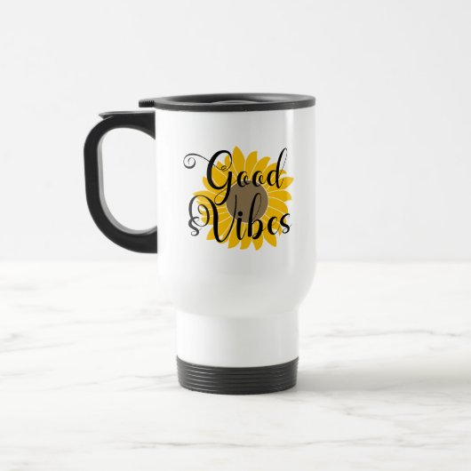 Tasse à café Tournesol Good Vibes (Gauche)