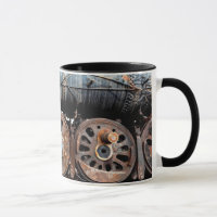 Tasse à café Train à moteur à vapeur Locomotive An