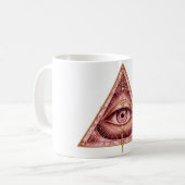 Tasse à café Triangle en Quartz Rose (Devant gauche)
