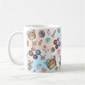 Tasse à café tricot et couture (Gauche)
