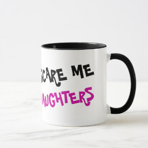 Tasse à café 'Tu ne me fais pas peur, j'ai 3 fille