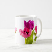 Tasse à café Tulipe Rose Style Printemps (Devant droit)