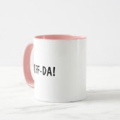 Tasse à café UFF-DA Phrase norvégienne drôle (Devant gauche)