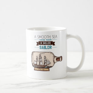 Tasse à café Un marin habile sur une mer calme