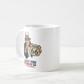 Tasse à café Uncle Sam Route 66 (Devant gauche)