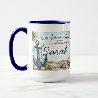 Tasse à café Une vie ancrée dans la foi