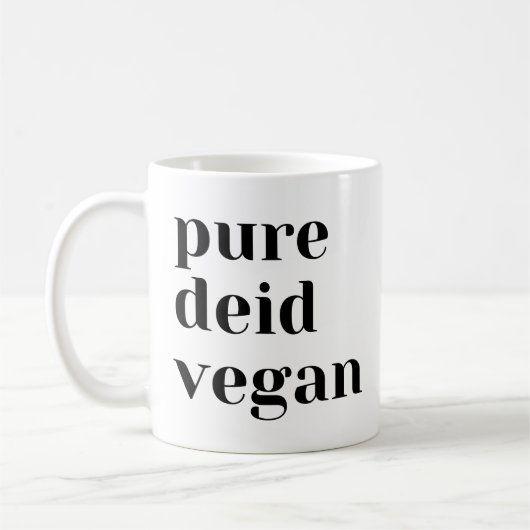 Tasse à café végane Pure Deid (Gauche)
