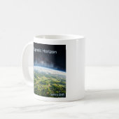Tasse à café Vektra Shift - Horizon euphorique EDM (Devant gauche)