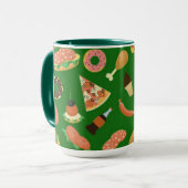 Tasse à café verte pour le goûter (Devant gauche)