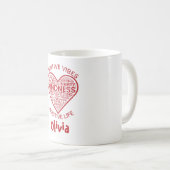 Tasse à café Vibrations Positives Vie Positive (Devant droit)