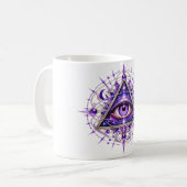 Tasse à café Violet Lunar Eye (Devant gauche)