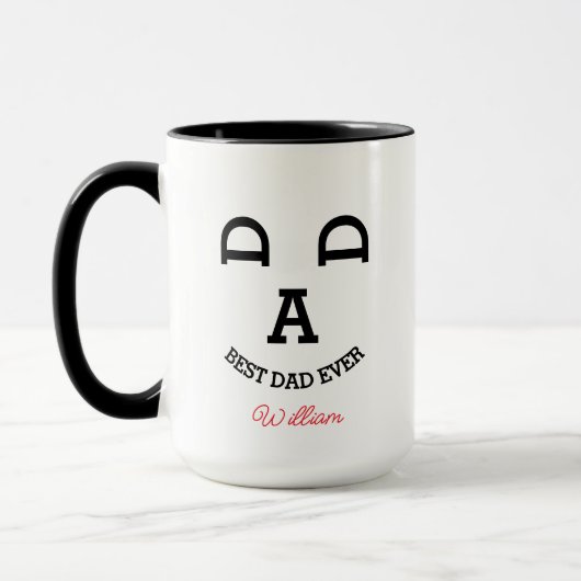 Tasse à café visage de PAPA (Gauche)