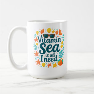 Tasse à café Vitamin Sea - Vibe de plage pour amou