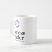 Tasse à café "Vivre libre et sans peur" (Devant gauche)