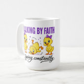 Tasse à café Walking By Faith Ducks (Devant gauche)