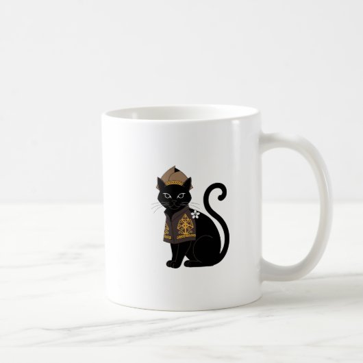 Tasse à café Warrior Black Cat (Droite)