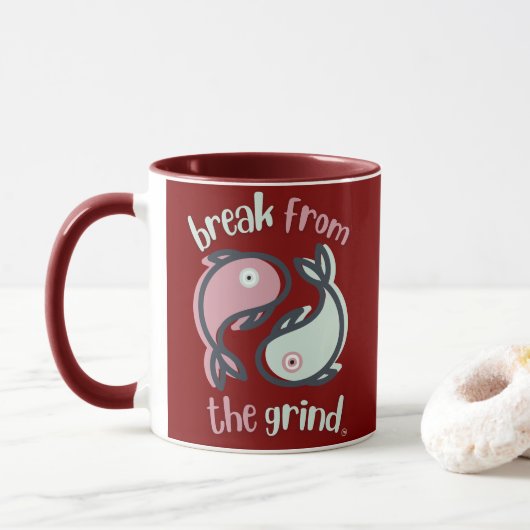 Tasse à café Yin-Yang (Avec donut)