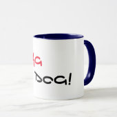 Tasse à café Zag Dog Navy Trim (Devant droit)