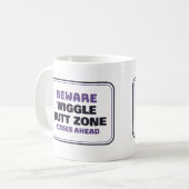 Tasse à café Zone Fesses Qui Gigotent Bisous Devan (Devant gauche)