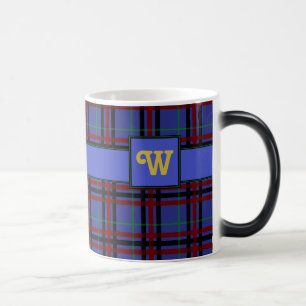 Tasse à carreaux aux tons de bijoux