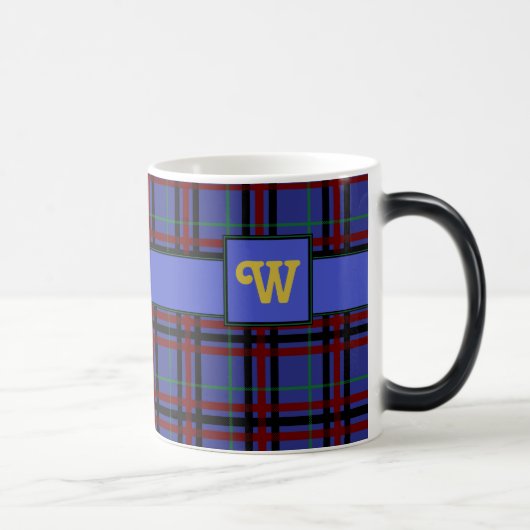 Tasse à carreaux aux tons de bijoux (Droite)