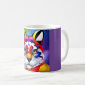 Tasse à centre violet Alexander's Cat (Devant droit)