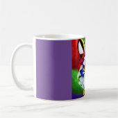 Tasse à centre violet Alexander's Cat (Gauche)