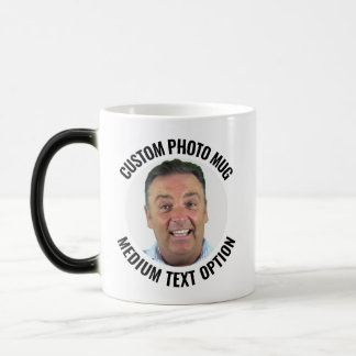 Tasse à changement de chaleur avec photo personnal
