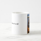 tasse à cheveux longs rouge de teckel (Centre)