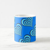 Tasse à coeurs bleus (Centre)