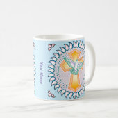 Tasse à croix chrétienne Holy Dove (Devant droit)