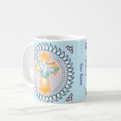 Tasse à croix chrétienne Holy Dove (Devant gauche)