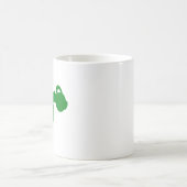 Tasse à design de Verseau à eau verte douce (Centre)