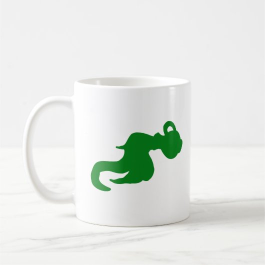 Tasse à design de Verseau à eau verte douce (Gauche)