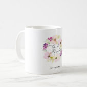 tasse à design floral 🌺 (Devant gauche)