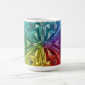 Tasse à design mosaïque moderne changeant de coule (Centre)