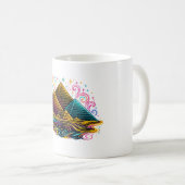 Tasse à dessin linéaire des pyramides de Gizeh Néo (Devant droit)