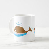 tasse à deux baleines (Devant gauche)