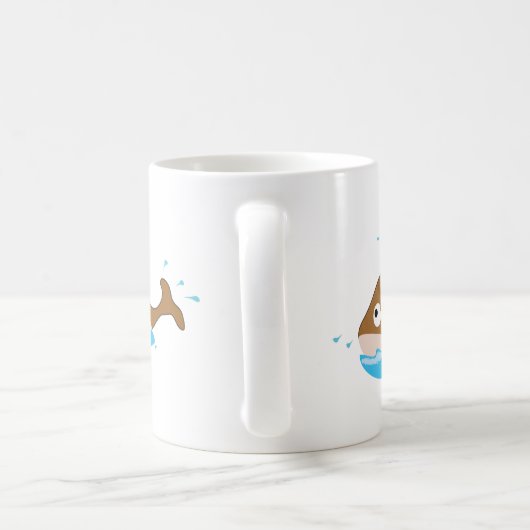 tasse à deux baleines (Poignée)